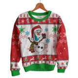 Hooktab Frozen Olaf Ugly Christmas Sweater