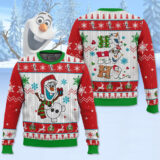 Hooktab Frozen Olaf Ugly Christmas Sweater