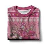 Hooktab Frozen Pink Ugly Christmas Sweater