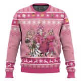 Hooktab Frozen Pink Ugly Christmas Sweater