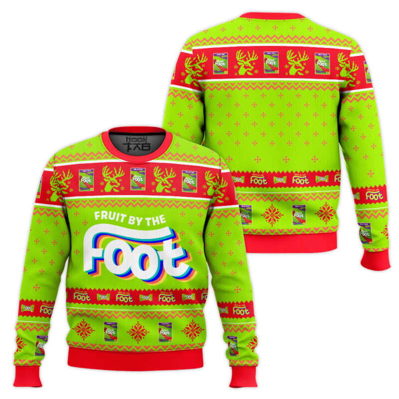 Hooktab Fruit by the Foot Ugly Christmas Sweater Hooktab Fruit by the Foot Ugly Christmas Sweater