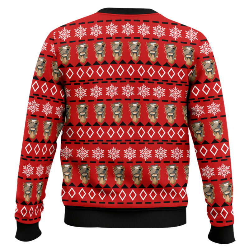 Hooktab Funny Horse Ugly Christmas Sweater Hooktab Funny Horse Ugly Christmas Sweater