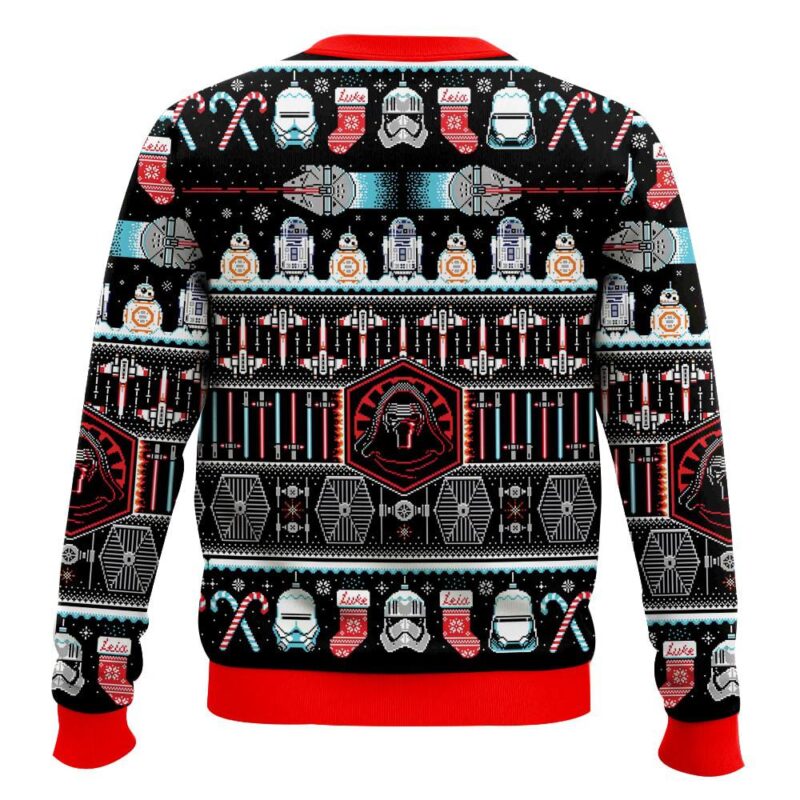 Hooktab Galactic Empire Star Wars Ugly Christmas Sweater Hooktab Galactic Empire Star Wars Ugly Christmas Sweater