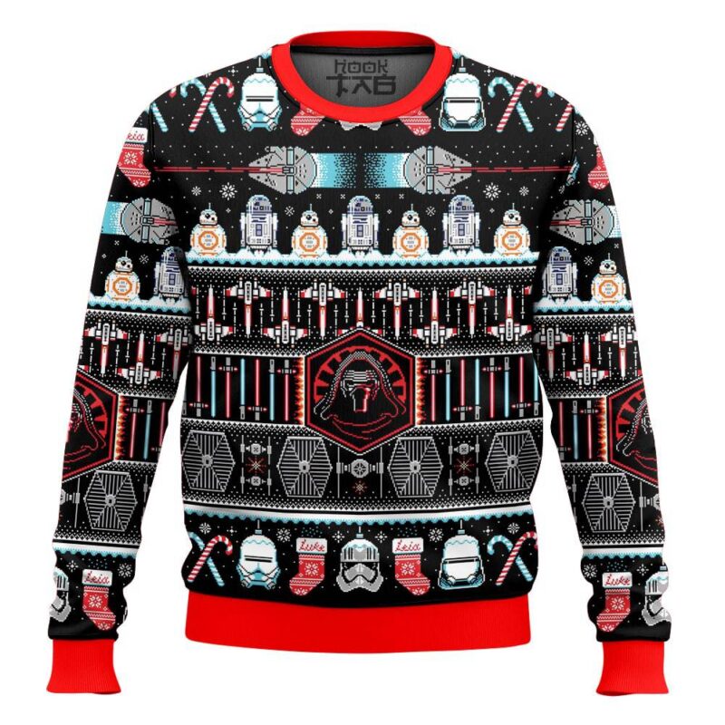 Hooktab Galactic Empire Star Wars Ugly Christmas Sweater