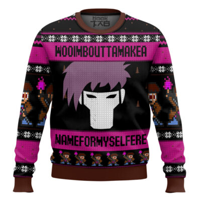 Hooktab Gambit Make A Name For Myself Marvel Ugly Christmas Sweater