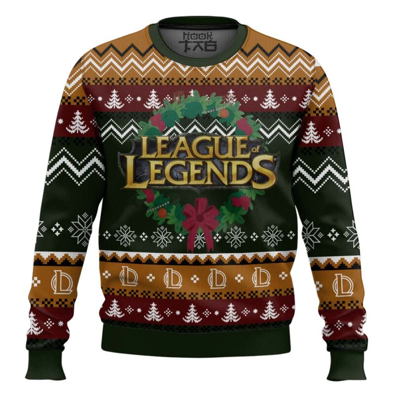 Hooktab Game On League Of Legends Ugly Christmas Sweater