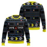 Hooktab Game Over Pac Man Ugly Christmas Sweater