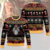 Hooktab Gandalf Claus You Shall Not Pass The Lord Of The Rings Ugly Christmas Sweater