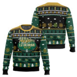 Hooktab Genesee 12 Horse Ale Ugly Christmas Sweater