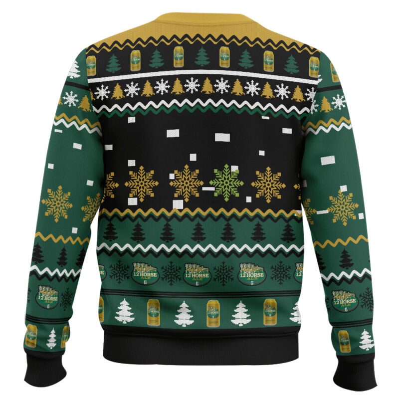 Hooktab Genesee 12 Horse Ale Ugly Christmas Sweater Hooktab Genesee 12 Horse Ale Ugly Christmas Sweater