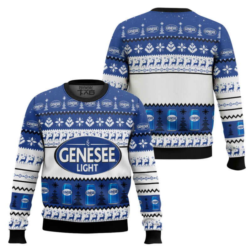 Hooktab Genesee Light Ugly Christmas Sweater Hooktab Genesee Light Ugly Christmas Sweater