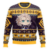 Hooktab Genshin Impact Albedo Ugly Christmas Sweater
