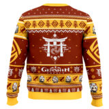Hooktab Genshin Impact Arataki Itto Ugly Christmas Sweater