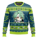 Hooktab Genshin Impact Baizhu Ugly Christmas Sweater