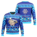 Hooktab Genshin Impact Barbara Ugly Christmas Sweater