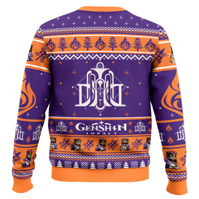 Hooktab Genshin Impact Chevreuse Ugly Christmas Sweater Hooktab Genshin Impact Chevreuse Ugly Christmas Sweater