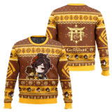 Hooktab Genshin Impact Chiori Ugly Christmas Sweater