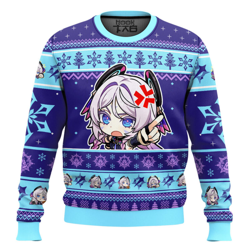 Hooktab Genshin Impact Citlali Ugly Christmas Sweater