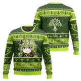 Hooktab Genshin Impact Collei Ugly Christmas Sweater