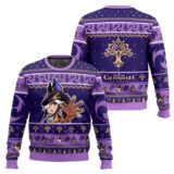 Hooktab Genshin Impact Cyno Ugly Christmas Sweater