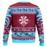 Hooktab Genshin Impact Dahlia Ugly Christmas Sweater