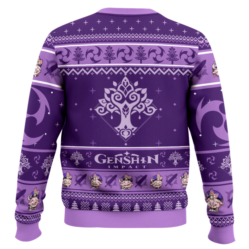 Hooktab Genshin Impact Dori Ugly Christmas Sweater Hooktab Genshin Impact Dori Ugly Christmas Sweater