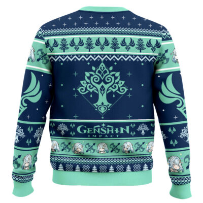 Hooktab Genshin Impact Faruzan Ugly Christmas Sweater