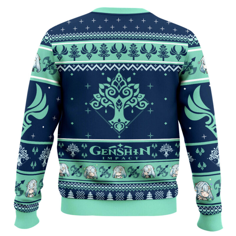 Hooktab Genshin Impact Faruzan Ugly Christmas Sweater Hooktab Genshin Impact Faruzan Ugly Christmas Sweater