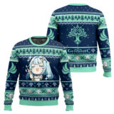 Hooktab Genshin Impact Faruzan Ugly Christmas Sweater