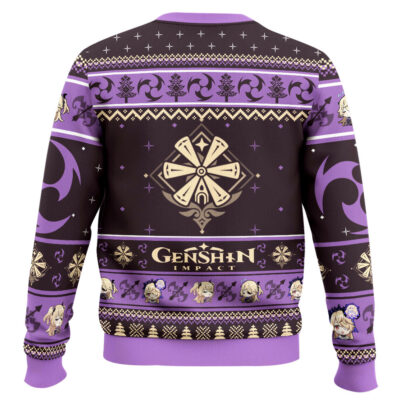 Hooktab Genshin Impact Fischl Ugly Christmas Sweater