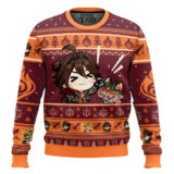Hooktab Genshin Impact Gaming Ugly Christmas Sweater