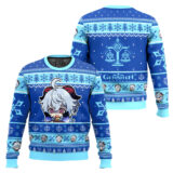 Hooktab Genshin Impact Ganyu Ugly Christmas Sweater