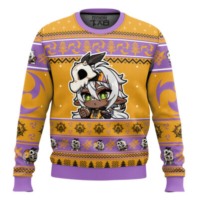 Hooktab Genshin Impact Iansan Ugly Christmas Sweater