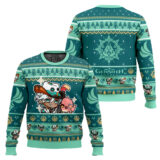 Hooktab Genshin Impact Ifa Ugly Christmas Sweater