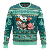 Hooktab Genshin Impact Ifa Ugly Christmas Sweater
