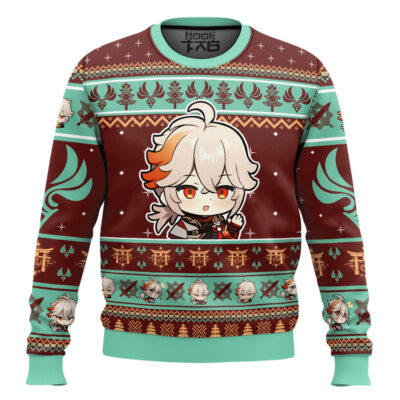 Hooktab Genshin Impact Kaedehara Kazuha Ugly Christmas Sweater