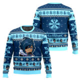 Hooktab Genshin Impact Kaeya Ugly Christmas Sweater