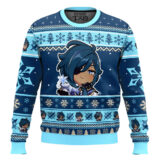 Hooktab Genshin Impact Kaeya Ugly Christmas Sweater