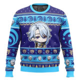 Hooktab Genshin Impact Kamisato Ayato Ugly Christmas Sweater