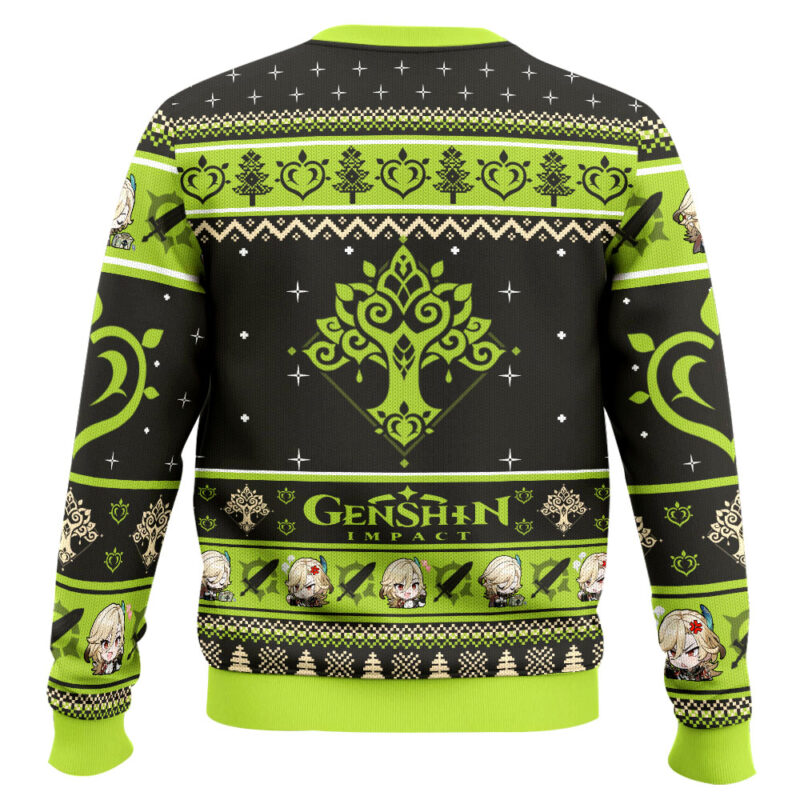 Hooktab Genshin Impact Kaveh Ugly Christmas Sweater Hooktab Genshin Impact Kaveh Ugly Christmas Sweater
