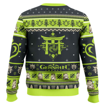 Hooktab Genshin Impact Kirara Ugly Christmas Sweater