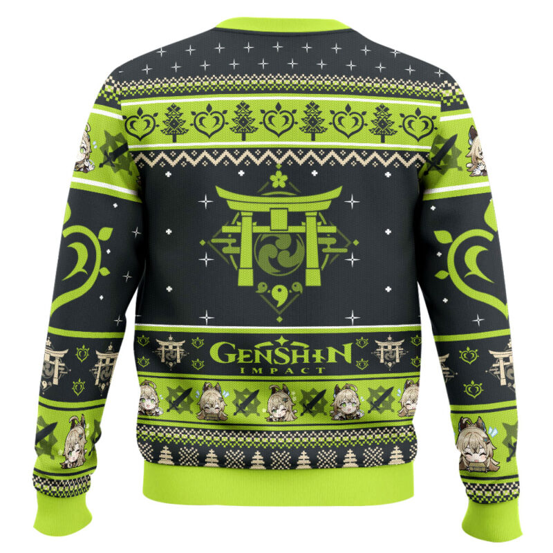 Hooktab Genshin Impact Kirara Ugly Christmas Sweater Hooktab Genshin Impact Kirara Ugly Christmas Sweater