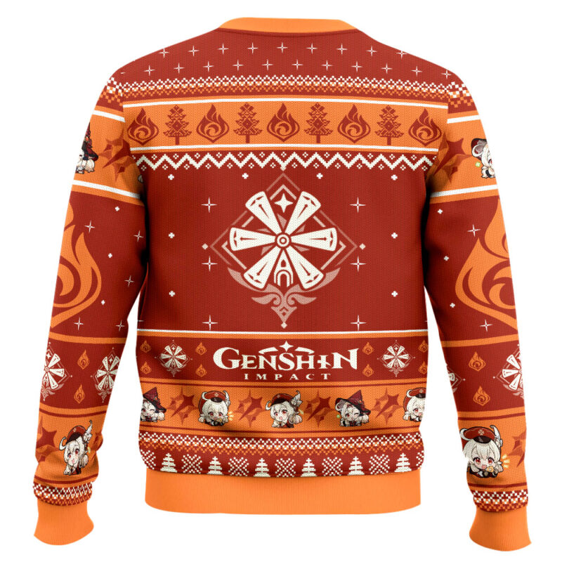 Hooktab Genshin Impact Klee Ugly Christmas Sweater Hooktab Genshin Impact Klee Ugly Christmas Sweater