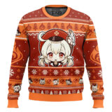 Hooktab Genshin Impact Klee Ugly Christmas Sweater