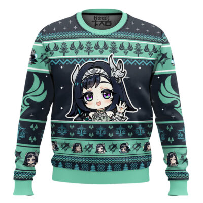 Hooktab Genshin Impact Lan Yan Ugly Christmas Sweater