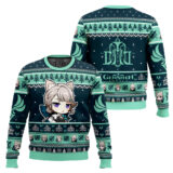 Hooktab Genshin Impact Lynette Ugly Christmas Sweater
