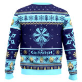 Hooktab Genshin Impact Mika Ugly Christmas Sweater