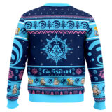 Hooktab Genshin Impact Mualani Ugly Christmas Sweater