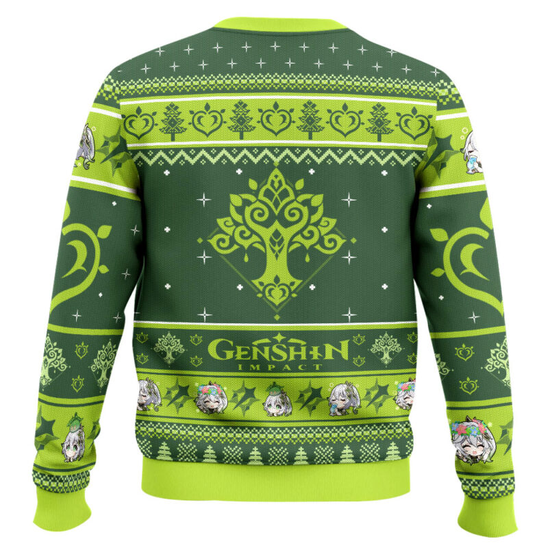 Hooktab Genshin Impact Nahida Ugly Christmas Sweater Hooktab Genshin Impact Nahida Ugly Christmas Sweater