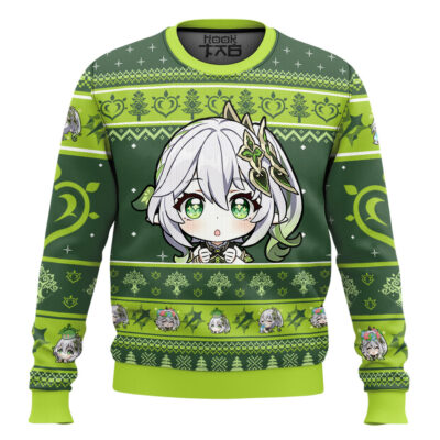 Hooktab Genshin Impact Nahida Ugly Christmas Sweater